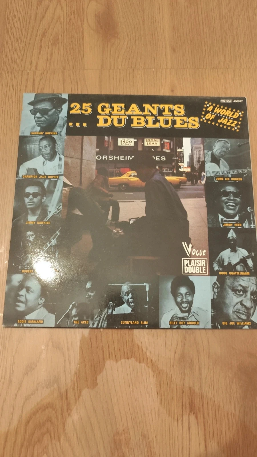 Compilation Vinyle (2 vinyles) 33Tours "25 Géants du Blues" Edition Vogue 1975